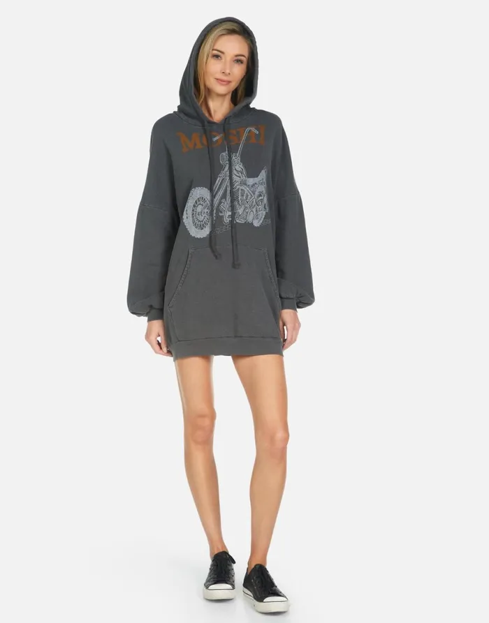 Desiree Moshi Ride Pigment Black Women039s Lauren Moshi Hoodies