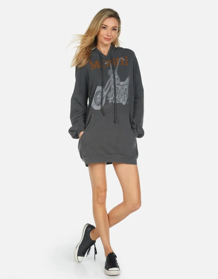 Desiree Moshi Ride Pigment Black Women039s Lauren Moshi Hoodies