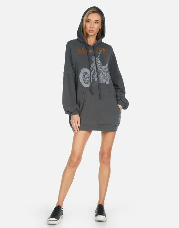 Desiree Moshi Ride Pigment Black Women039s Lauren Moshi Hoodies