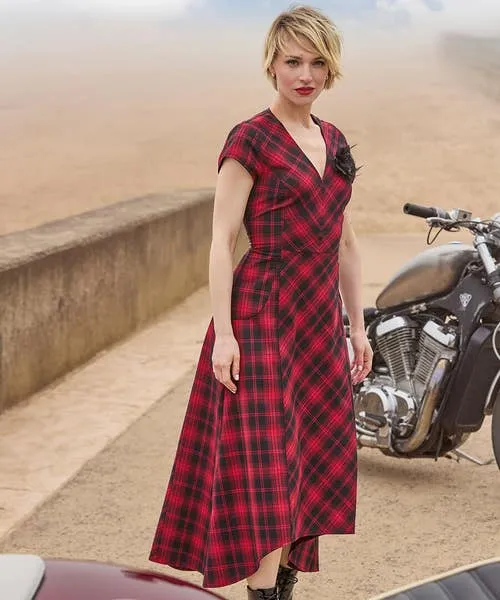 Dixie Check Dress With Corsage Red Apparel Dresses Joebrowns Dixie Check Dress With Corsage Red Apparel Dresses Joebrowns