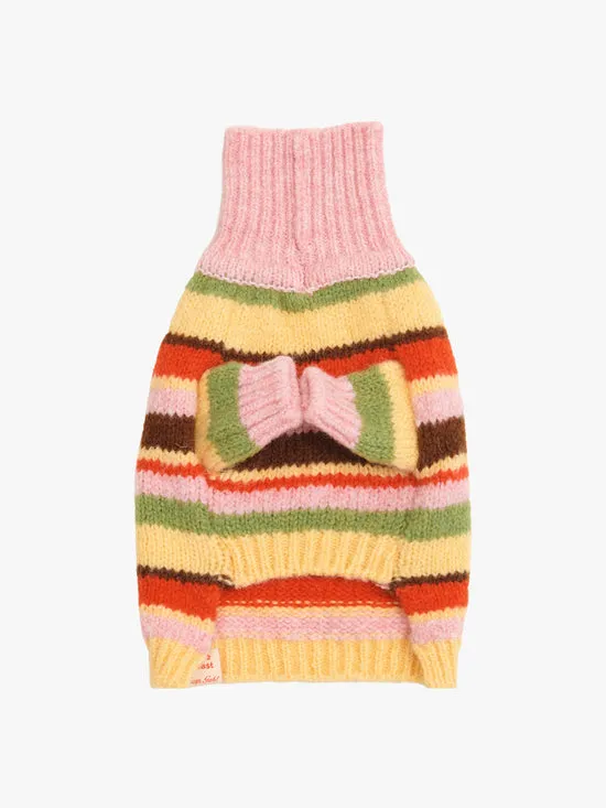 Dog Sweater Pink Stripe Women Pet Lisa Says Gah