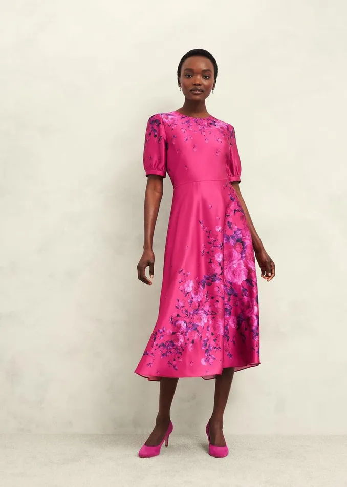 Dresses and Jumpsuits Women HOBBS Evangeline Dress Pink Multi