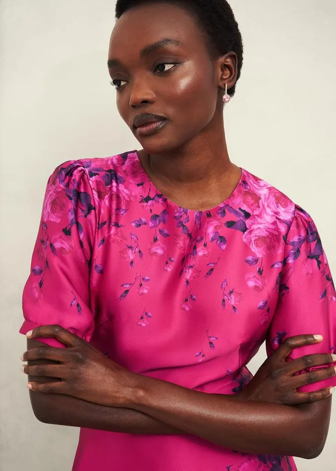 Dresses and Jumpsuits Women HOBBS Evangeline Dress Pink Multi