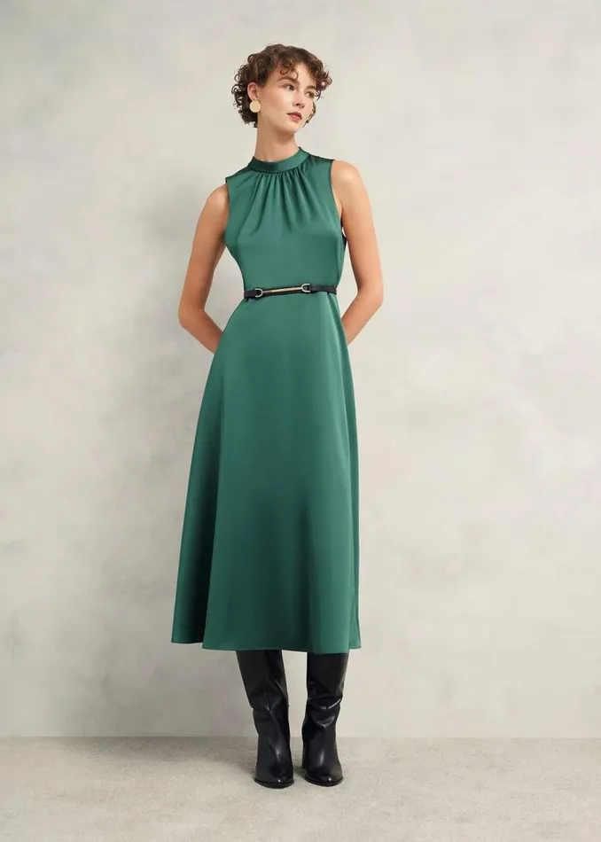 Dresses and Jumpsuits Women HOBBS Fairhaven Dress Foliage Green