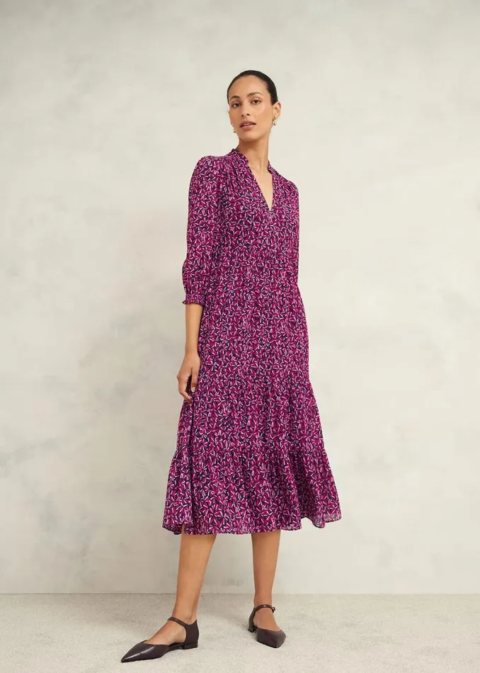 Dresses and Jumpsuits Women HOBBS Freda Dress Navy Multi