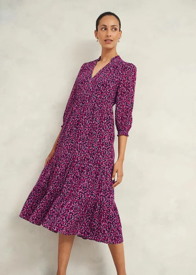 Dresses and Jumpsuits Women HOBBS Freda Dress Navy Multi