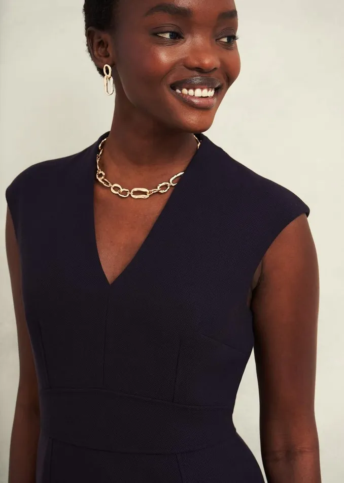 Dresses and Jumpsuits Women HOBBS Petite Aly Dress Navy