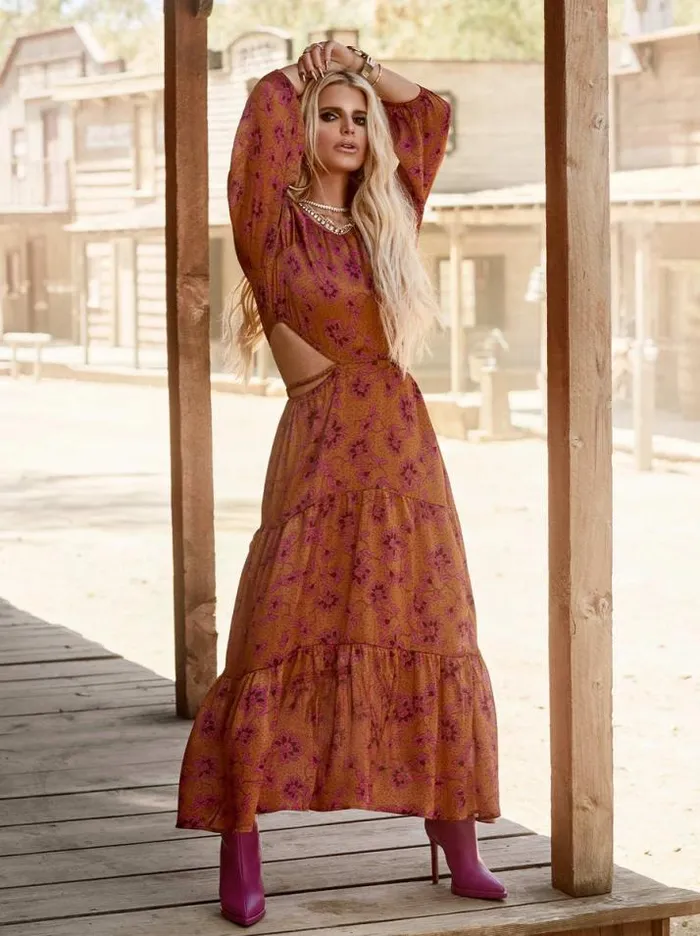 Dresses Clothing Jessica Simpson Kezia Dress In Botanical Pebbles