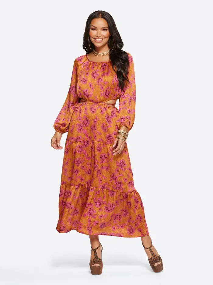 Dresses Clothing Jessica Simpson Kezia Dress In Botanical Pebbles