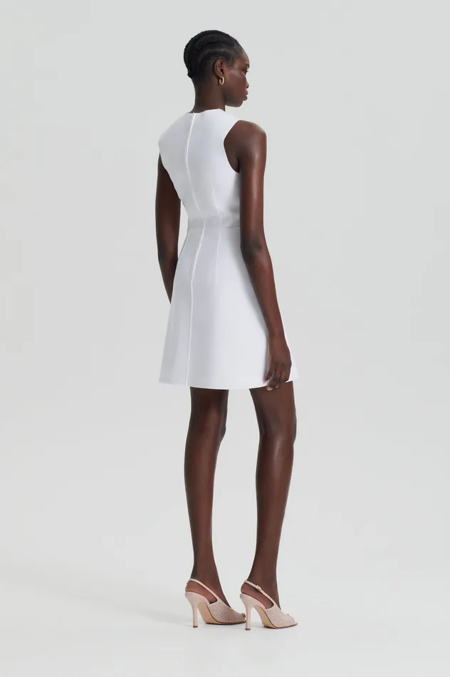 Dresses SCUBA MINI DRESS WHITE 8211 Scanlan Theodore Women