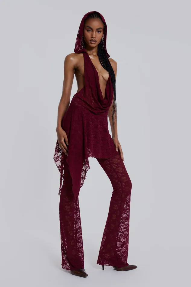 Dresses Shop Riva Lace Hooded Coord Set 8211 Jaded London Women