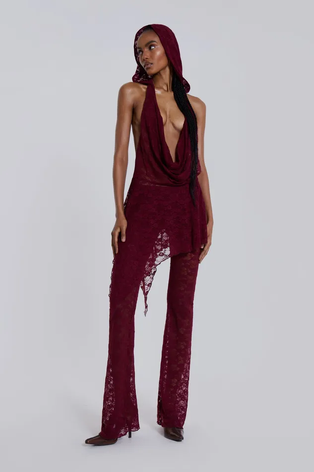 Dresses Shop Riva Lace Hooded Coord Set 8211 Jaded London Women