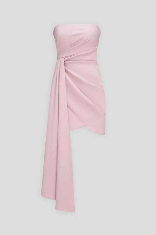 Dresses Women Halston Nitara Dress In Crepe Mauve Blush