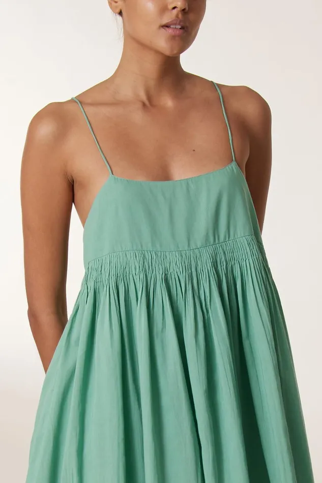 Dresses Women Leon and Harper Raptor Plain Dress Celadon