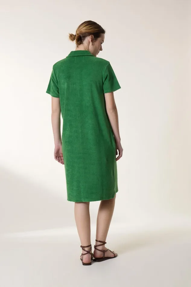 Dresses Women Leon and Harper Raquel Plain Dress Green