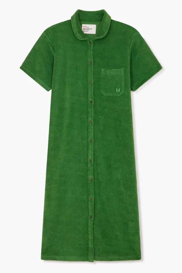 Dresses Women Leon and Harper Raquel Plain Dress Green