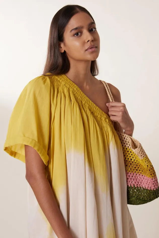 Dresses Women Leon and Harper Ryota TandD Dress Mustard