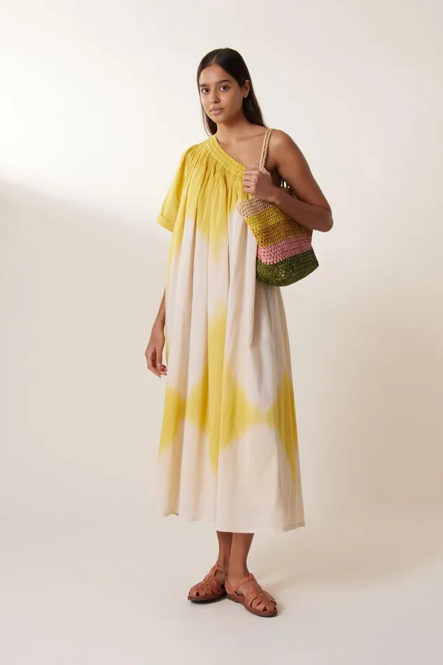 Dresses Women Leon and Harper Ryota TandD Dress Mustard
