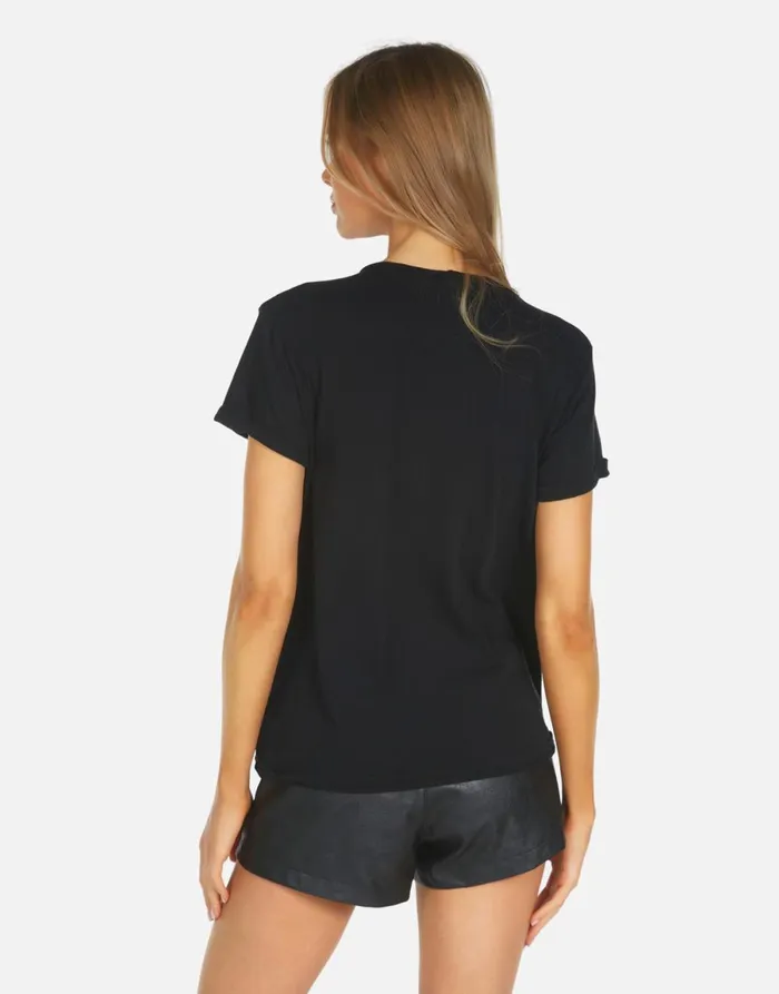 Edda X Led Zeppelin Outline Black Women039s Lauren Moshi Short Sleeve