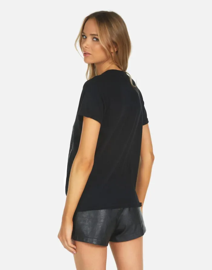 Edda X Led Zeppelin Outline Black Women039s Lauren Moshi Short Sleeve