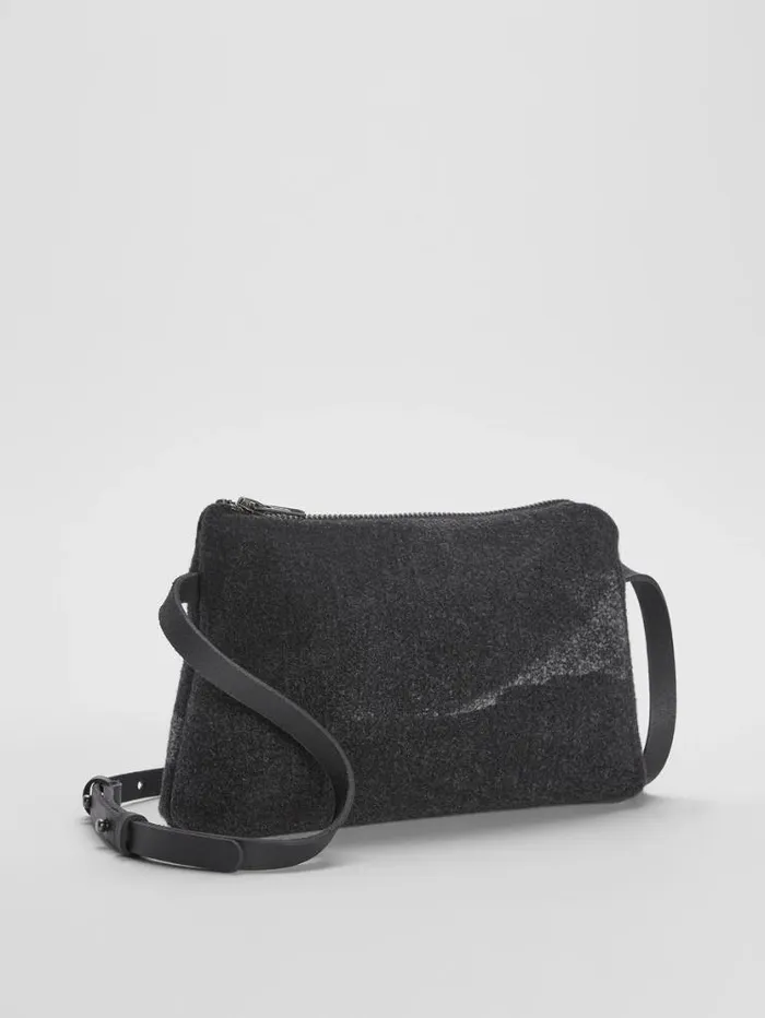 Eileen Fisher Accessories Waste No MoreCrossbody Bag Charcoal 8211 Shop