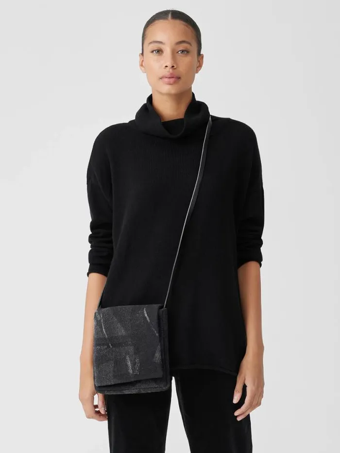 Eileen Fisher Accessories Waste No MoreCrossbody Bag Charcoal 8211 Shop
