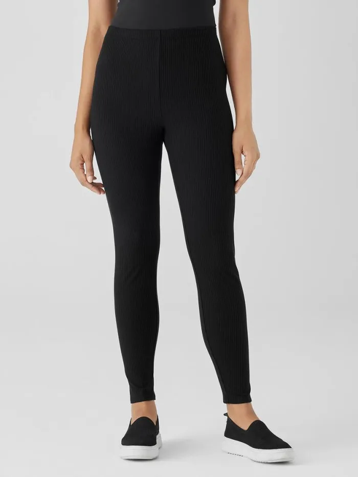 Eileen Fisher Pants Shorts and Jumpsuits Cozy Stretch Rib Leggings Black 8211 Shop