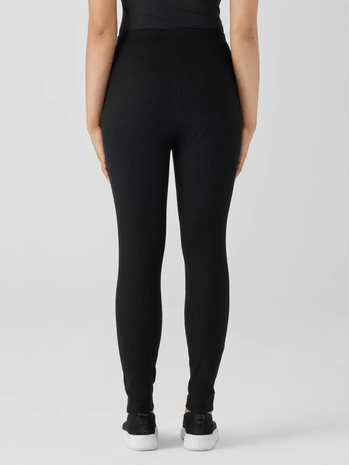 Eileen Fisher Pants Shorts and Jumpsuits Cozy Stretch Rib Leggings Black 8211 Shop