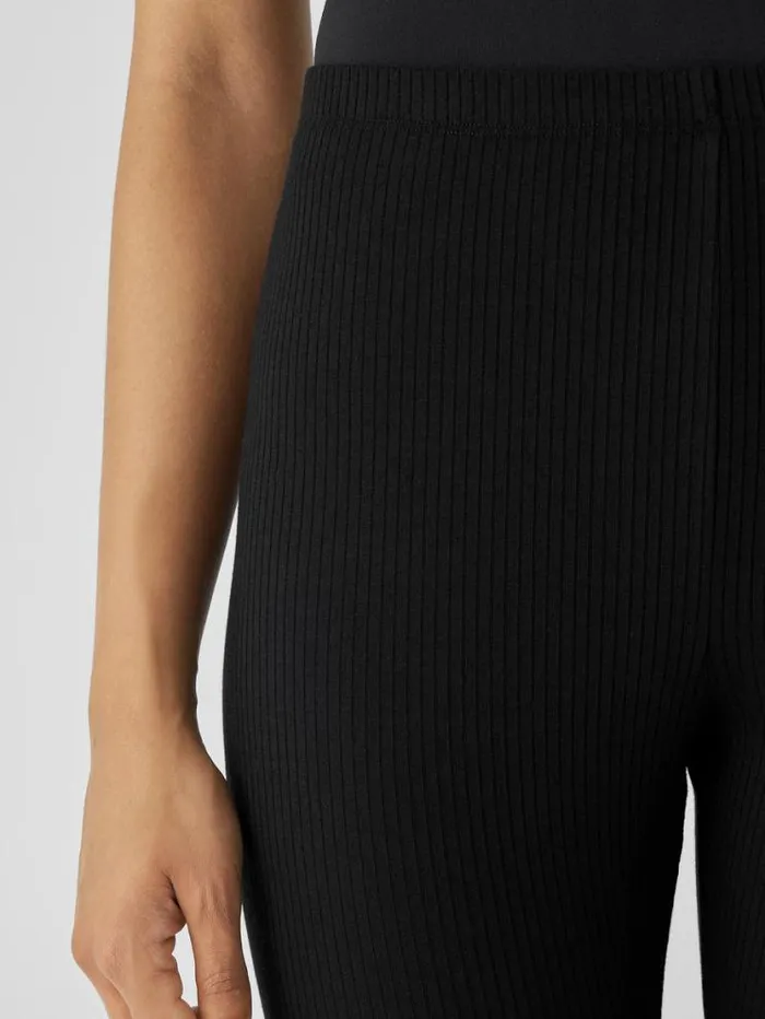 Eileen Fisher Pants Shorts and Jumpsuits Cozy Stretch Rib Leggings Black 8211 Shop