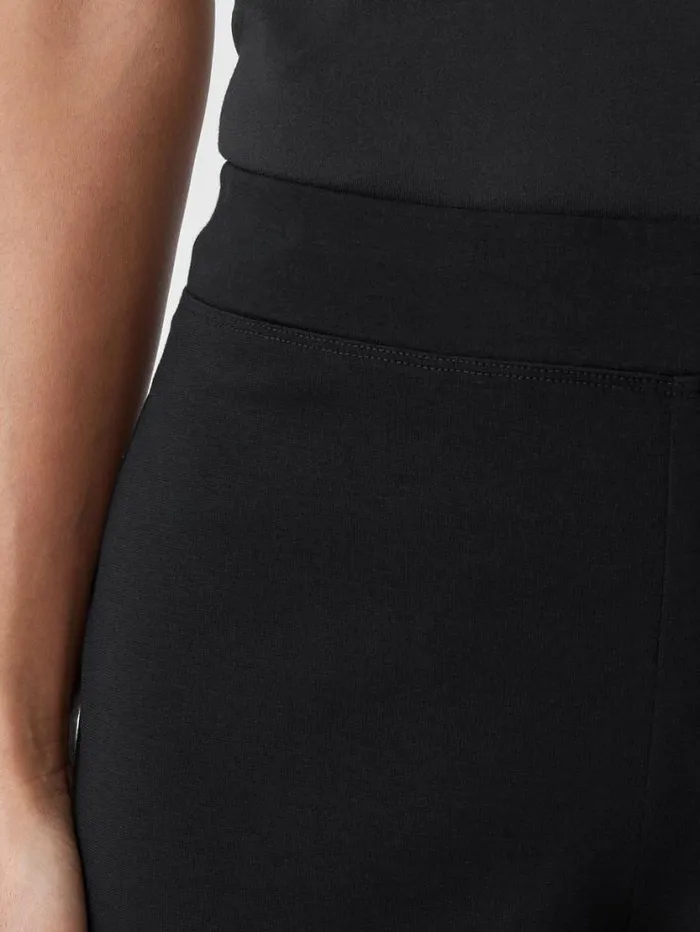 Eileen Fisher Petite Cotton Blend Ponte Slim Pant Black 8211 Shop