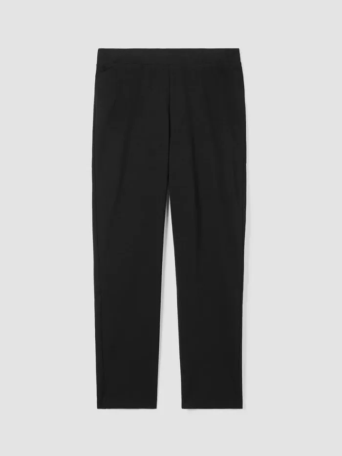 Eileen Fisher Petite Cotton Blend Ponte Slim Pant Black 8211 Shop