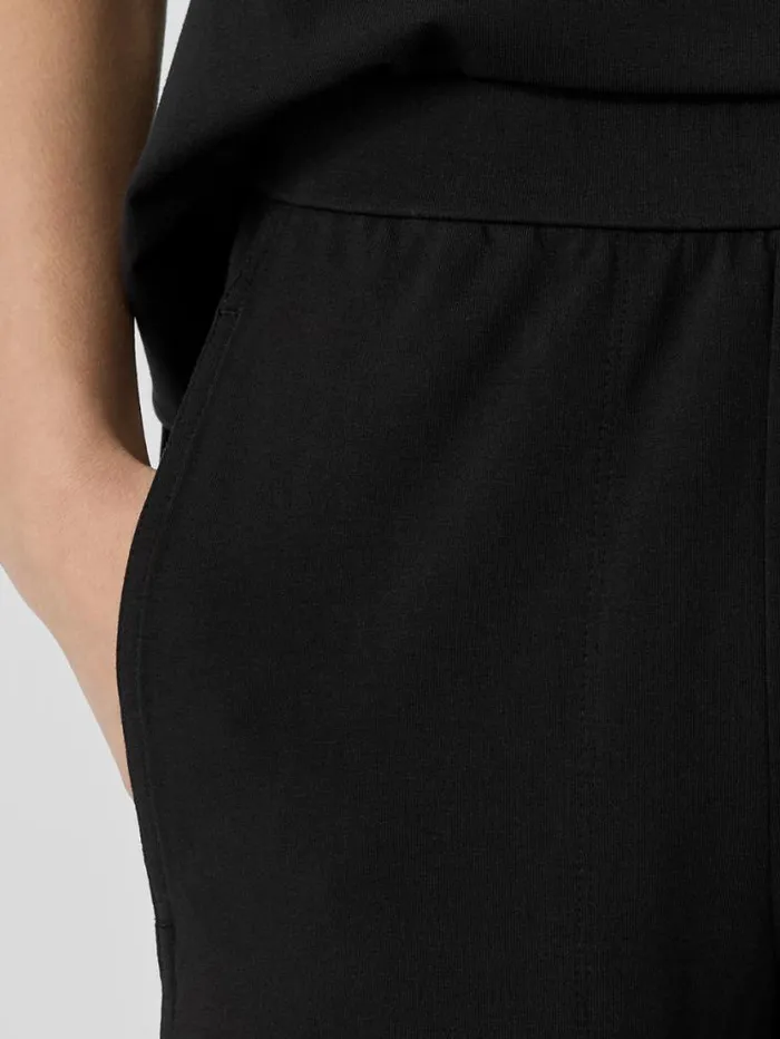 Eileen Fisher Petite Pima Cotton Stretch Jersey Lantern Pant Black 8211 Shop