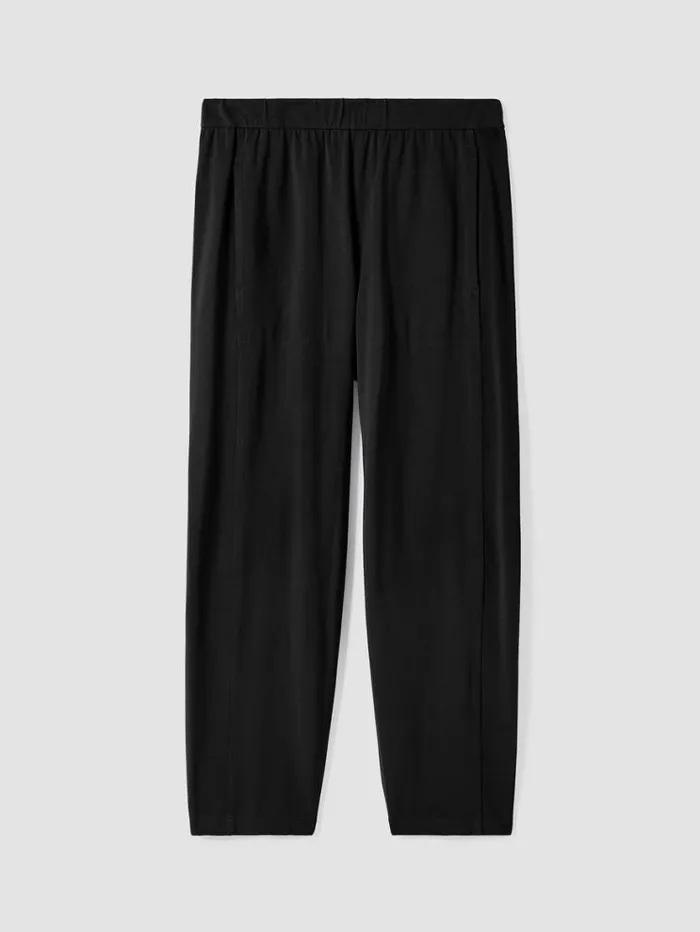 Eileen Fisher Petite Pima Cotton Stretch Jersey Lantern Pant Black 8211 Shop
