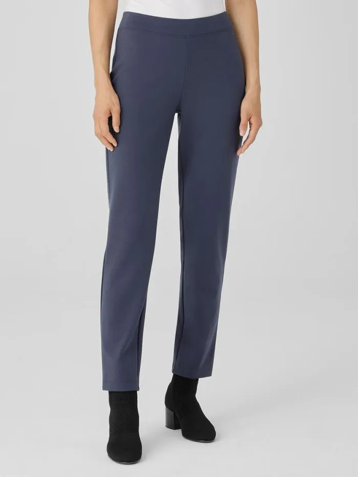Eileen Fisher Petite Washable Flex Ponte Pant Ocean 8211 Shop