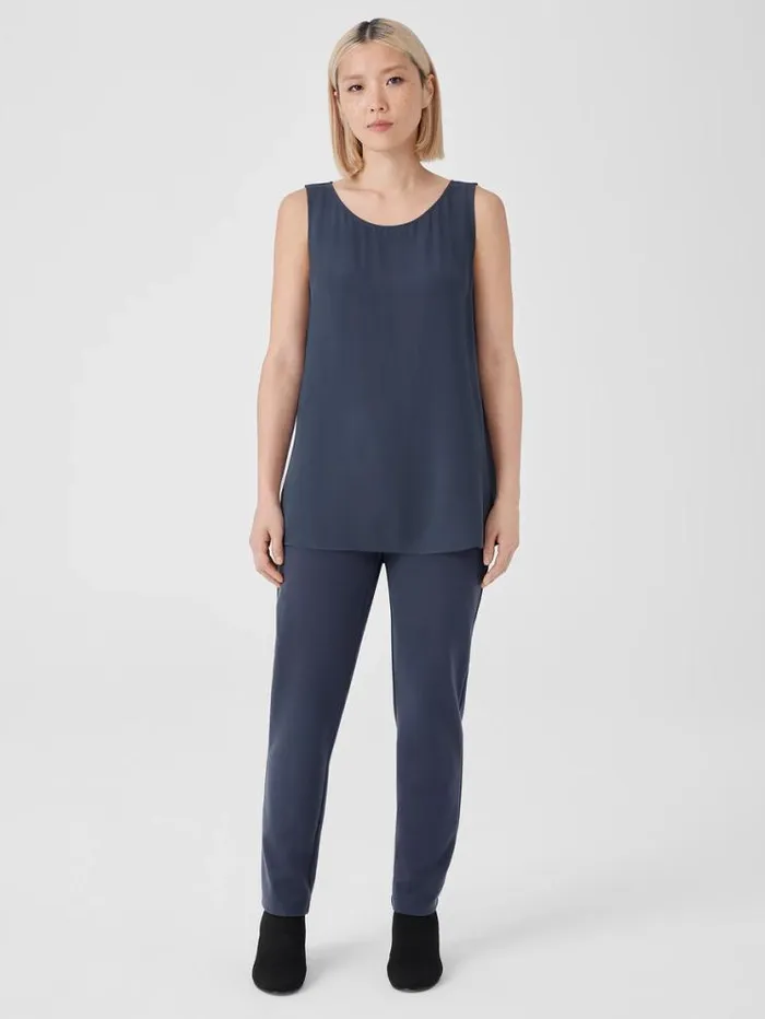Eileen Fisher Petite Washable Flex Ponte Pant Ocean 8211 Shop