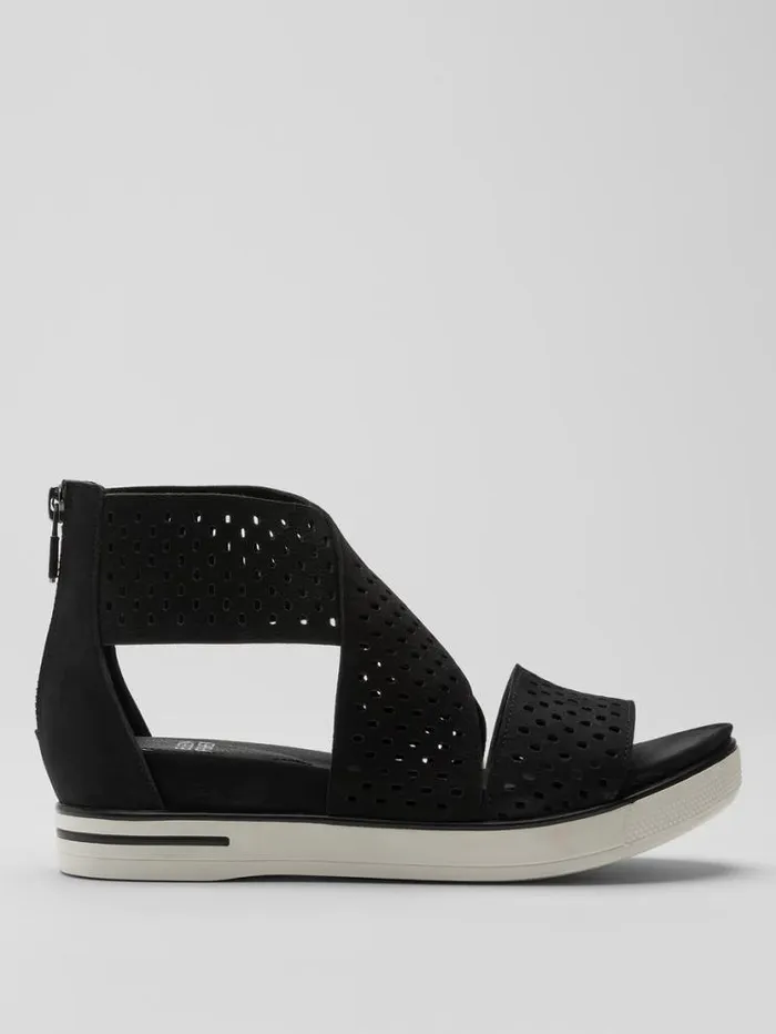Eileen Fisher Shoes Sport Tumbled Nubuck Sneaker Sandal Black 8211 Shop