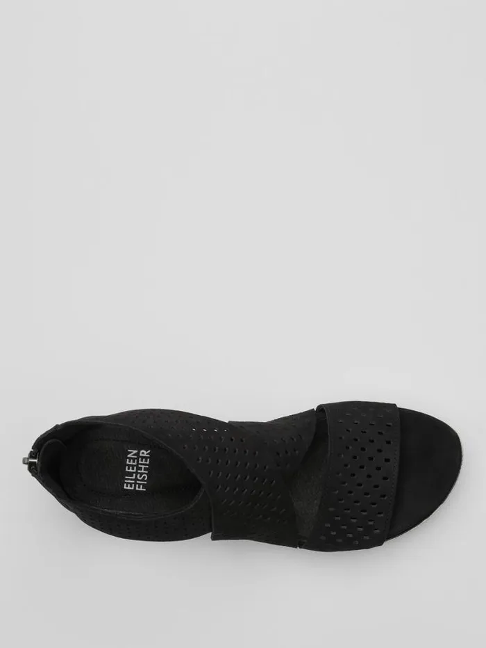 Eileen Fisher Shoes Sport Tumbled Nubuck Sneaker Sandal Black 8211 Shop