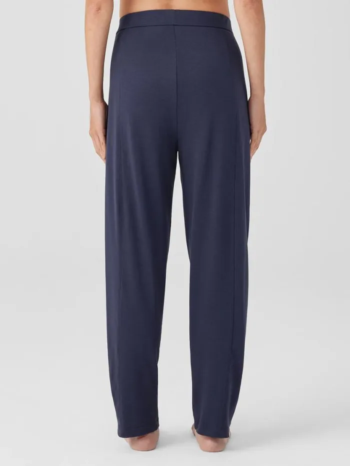 Eileen Fisher Sleepwear Organic Cotton Interlock Lantern Sleep Pant Indigo 8211 Shop
