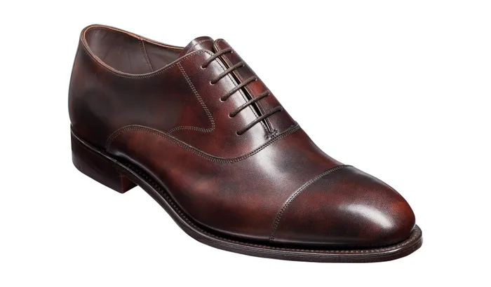Falsgrave 8211 Dark Brown Shadow Calf Men Barker Shoes Wedding Shoes