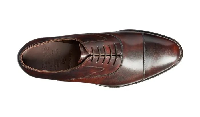Falsgrave 8211 Dark Brown Shadow Calf Men Barker Shoes Wedding Shoes