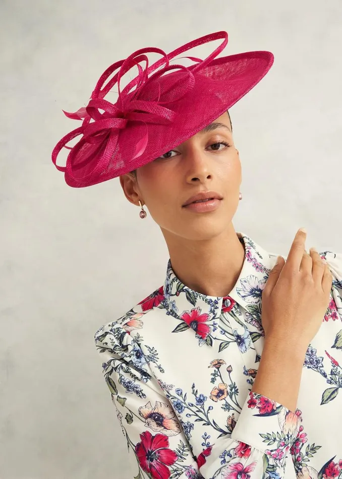 Fascinators Women HOBBS Freya Fascinator Zinnia Pink