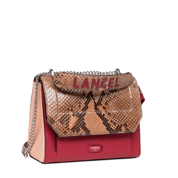Flap Bag With Handle Multico Granite Women Lancel Shoulder Bags