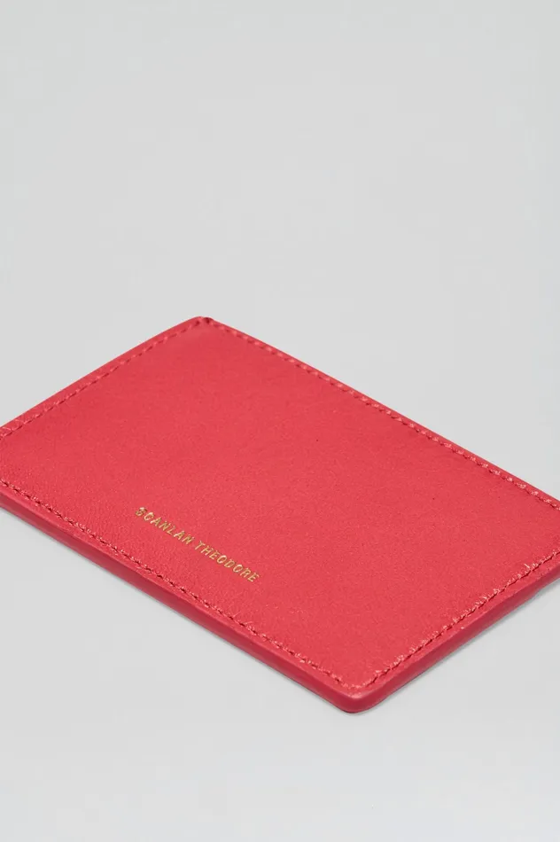 FLAT CARD HOLDER RASPBERRY Bags Scanlan Theodore Women FLAT CARD HOLDER RASPBERRY Bags Scanlan Theodore Women