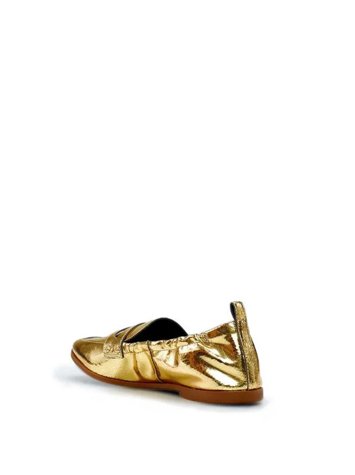 Flats Shoes Jessica Simpson Selipa Metallic Loafer In Gold