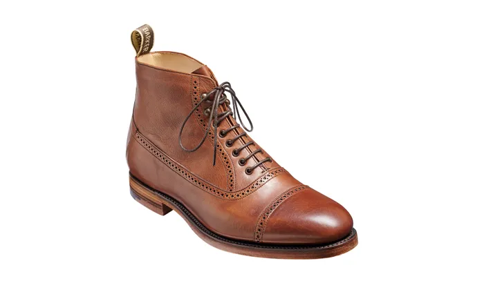 Foley 8211 Mid Brown Soft Grain Men Barker Shoes Mens Boots