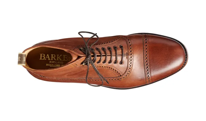 Foley 8211 Mid Brown Soft Grain Men Barker Shoes Mens Boots