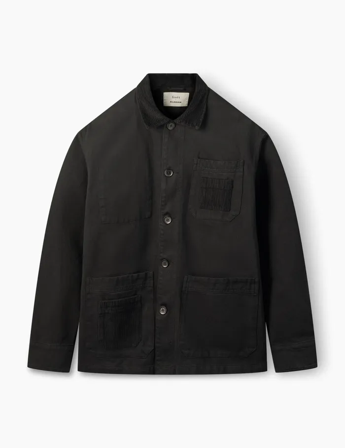 Fort Overshirts FORT X KLEMAN OVERSHIRT Black 8211 Men