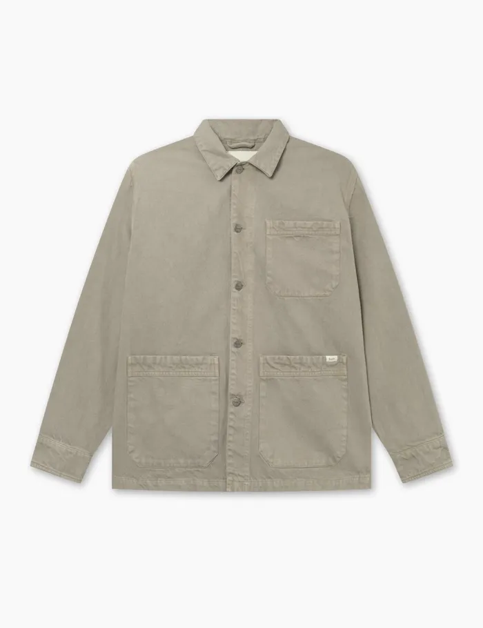 Fort Overshirts ROWAN LOGO OVERSHIRT Vintage Khaki 8211 Men