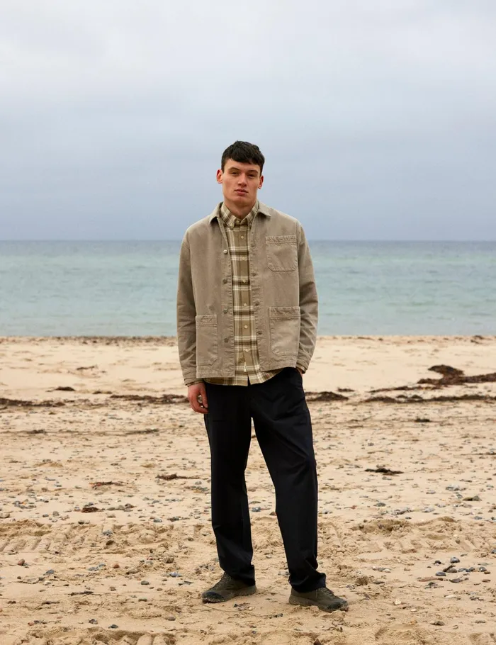 Fort Overshirts ROWAN LOGO OVERSHIRT Vintage Khaki 8211 Men Fort Overshirts ROWAN LOGO OVERSHIRT Vintage Khaki 8211 Men