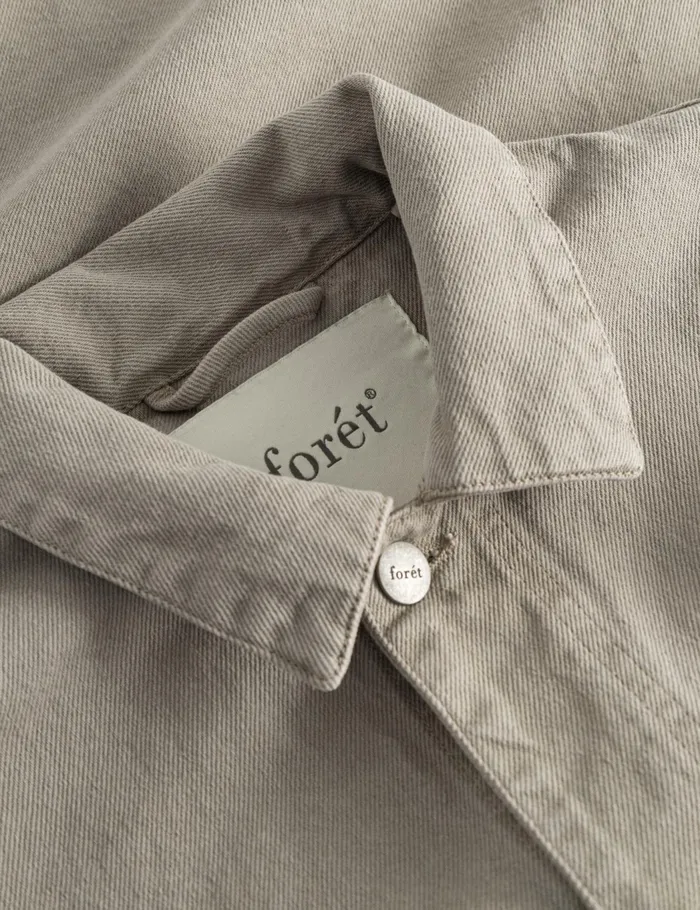 Fort Overshirts ROWAN LOGO OVERSHIRT Vintage Khaki 8211 Men Fort Overshirts ROWAN LOGO OVERSHIRT Vintage Khaki 8211 Men